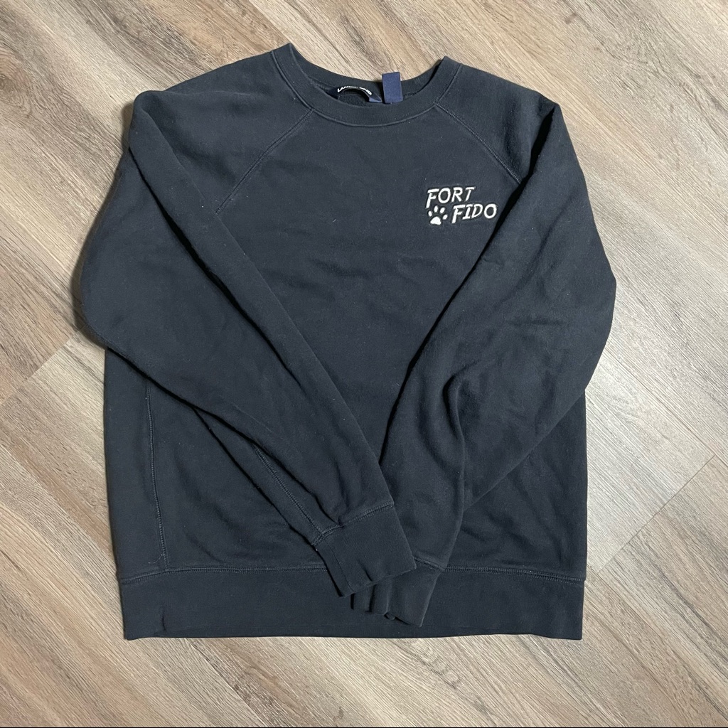 Lands’ End Black Crew Neck